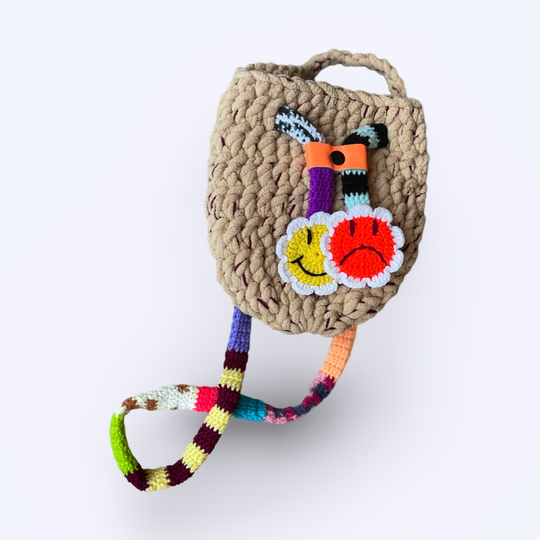 Fluffy Crossbody - Beige