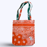 Orange Bandana Tote Bag