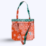 Orange Bandana Tote Bag