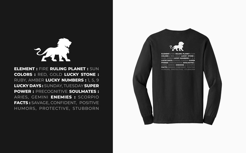 Black/White Zodiac Sweatshirt