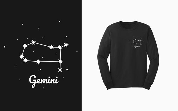 Black/White Zodiac Sweatshirt