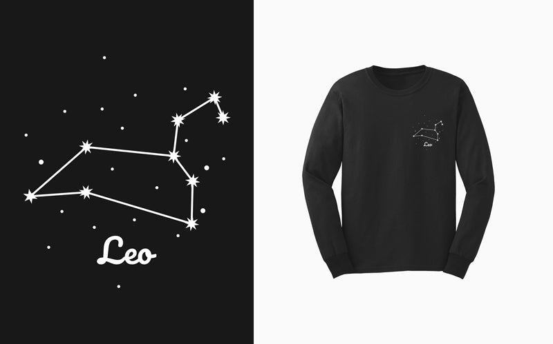 Black/White Zodiac Sweatshirt